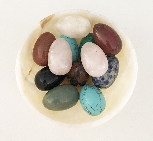 precious stone eggs